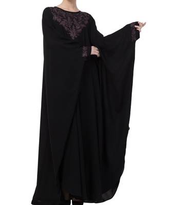 Black Nida Embroidered Kaftan 3