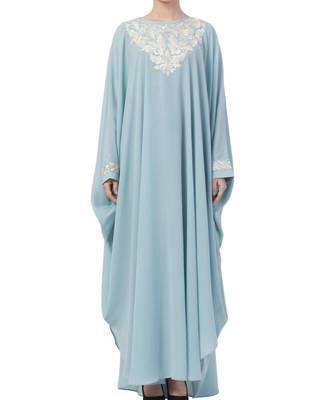 Blue Nida Embroidered Kaftan 1