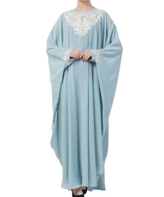 Blue Nida Embroidered Kaftan 3