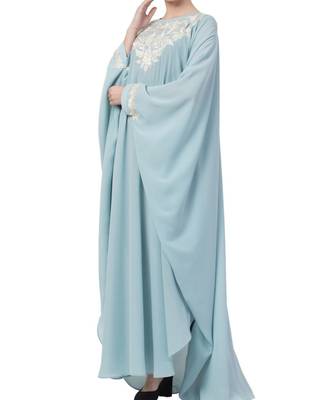 Blue Nida Embroidered Kaftan 4