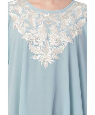 Blue Nida Embroidered Kaftan 7