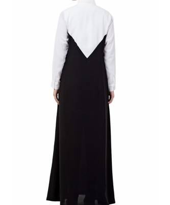 Black kashibo Modest Dress In Multi Color 5