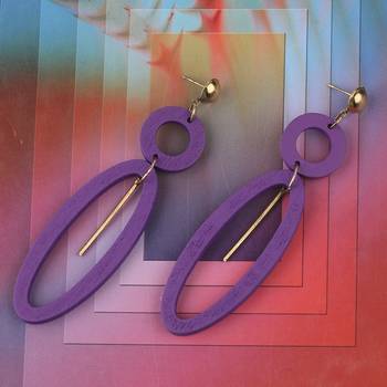 Beautiful Party Wear Wooden Earring Perfect And Different Look For Women 1