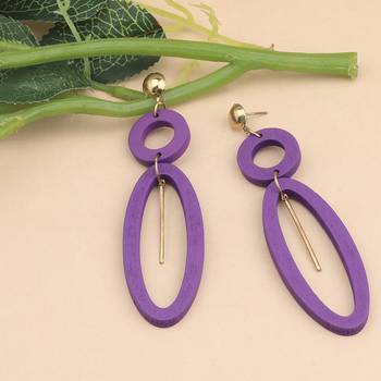 Beautiful Party Wear Wooden Earring Perfect And Different Look For Women 2