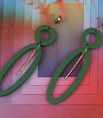 Stylish Designer Light Weight Wooden Earrings For Girls And Women