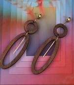 Stylish Light Weight Wooden Earrings For Girls And Women