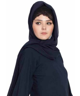 Long And Wide Stole Hijab Made Of Soft And Super Fine Georgette 1