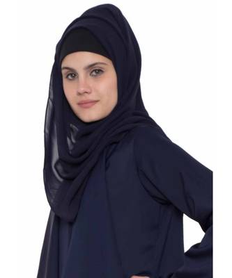 Long And Wide Stole Hijab Made Of Soft And Super Fine Georgette 3