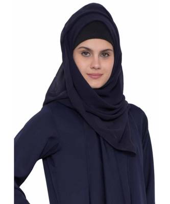 Long And Wide Stole Hijab Made Of Soft And Super Fine Georgette 4