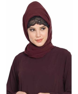Long And Wide Stole Hijab Made Of Soft And Super Fine Georgette 1