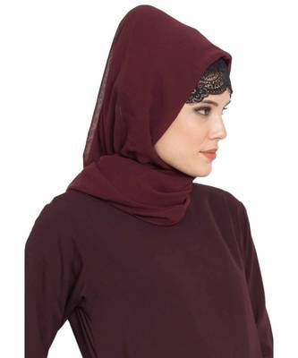 Long And Wide Stole Hijab Made Of Soft And Super Fine Georgette 2