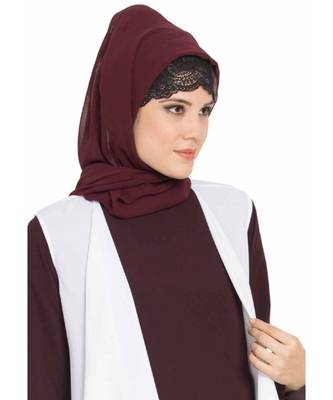 Long And Wide Stole Hijab Made Of Soft And Super Fine Georgette 4
