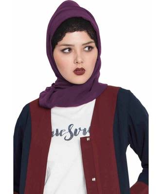 Long And Wide Stole Hijab Made Of Soft And Super Fine Georgette 4