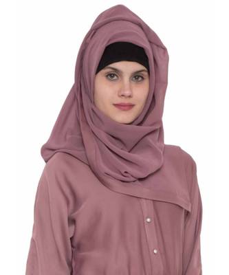 Long And Wide Stole Hijab Made Of Soft And Super Fine Georgette 3