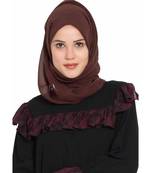 Long And Wide Stole Hijab Made Of Soft And Super Fine Georgette