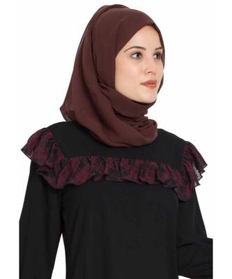 Long And Wide Stole Hijab Made Of Soft And Super Fine Georgette 3