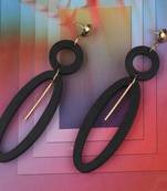 Elegant Light Weight Dangle Wooden Earrings For Girls And Women.