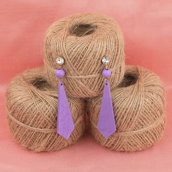 Charm Stylish Wooden Earrings Light Weight For Girls And Women. 3