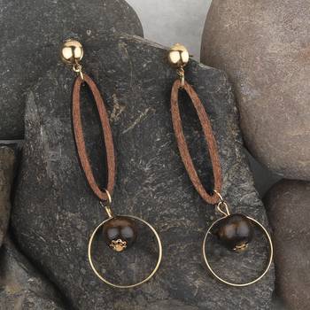 Designer Alegent Wooden Light Weight Earrings For Girls And Women. 4