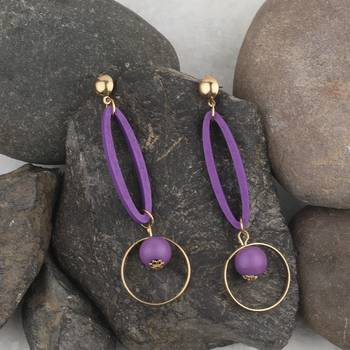 Party Wear Natural Wooden Earring For Perfect And Different Look For Women 4