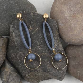 Ethnic Party Wear Dangler Wooden Earrings For Girls And Women 4