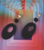 Exclusive Wooden Earrings Long Dangler Light Weight For Girls And Women.