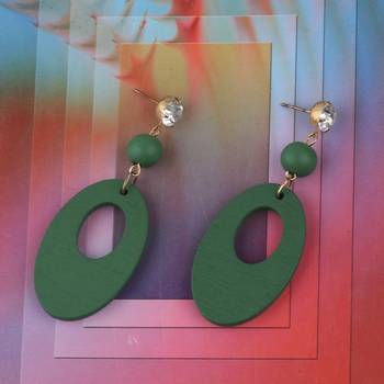 Beautiful Stylish Wooden Light Weight Dangler Earrings For Girls And Women. 1