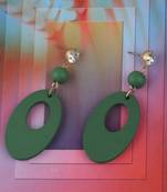 Beautiful Stylish Wooden Light Weight Dangler Earrings For Girls And Women.