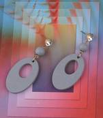 Handmade Stylish Wooden Light Weight Earrings For Girls And Women.