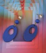 Party Wear Natural Wooden Earring For Perfect And Different Look For Women