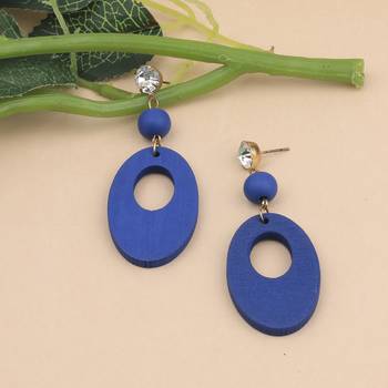 Party Wear Natural Wooden Earring For Perfect And Different Look For Women 2
