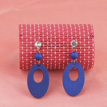 Party Wear Natural Wooden Earring For Perfect And Different Look For Women 3
