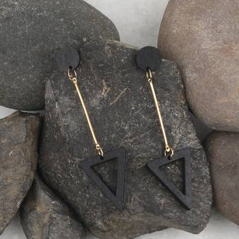 Exclusive Dangler Wooden Earrings For Girls And Women 4