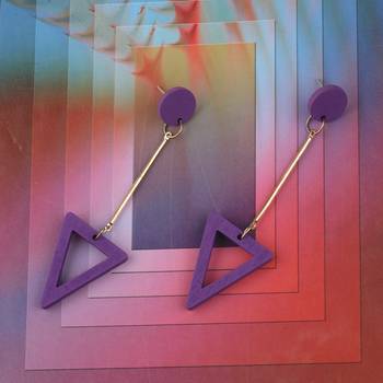 Designer Wooden Light Weight Dangler Wooden Earrings For Girls And Women 1