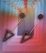 Party Wear Natural Wooden Earring For Perfect And Different Look For Women