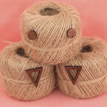 Party Wear Natural Wooden Earring For Perfect And Different Look For Women 3