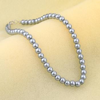 Grey Pearl Mala With Natural Pearl For Girls And Women 2