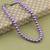 Purple Pearl Mala With Natural Pearl For Girls And Women