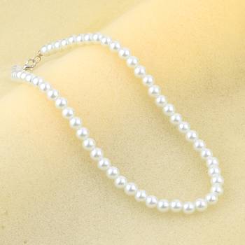 Attrative White Pearl Mala With Natural Pearl For Girls And Women 2