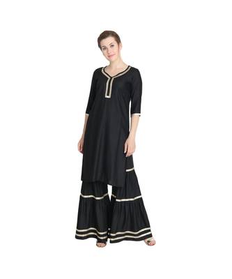 Ethnic Gotta Patti Kurti with Sharara set 1