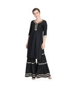 Ethnic Gotta Patti Kurti with Sharara set