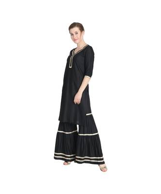 Ethnic Gotta Patti Kurti with Sharara set 2