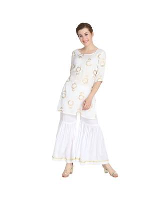 Ethnic Kurti with Sharara Set 1