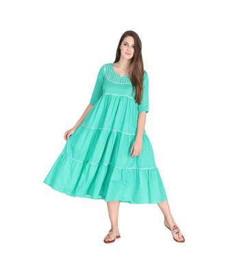 Elegant Long Kurti with Gota Patti Work 2