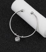 Charm Party Wear Adjustable Bracelet With Diamond For Women Girls