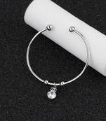 Charm Stylish Look Adjustable Bracelet With Diamond For Women Girls