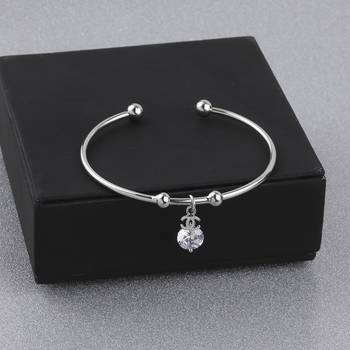 Charm Stylish Look Adjustable Bracelet With Diamond For Women Girls 3