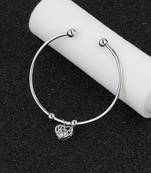 Charm Party Wear Adjustable Bracelet With Diamond For Women Girls