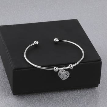 Charm Party Wear Adjustable Bracelet With Diamond For Women Girls 2