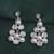 Party Wear Silver Pearl Earring For Women Girl